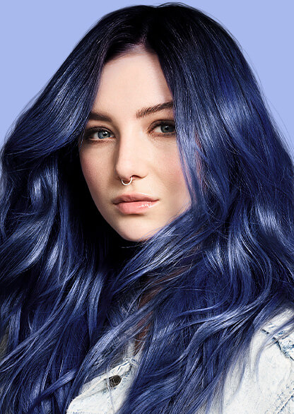 090 COSMIC BLUE Hair Dye by LIVE