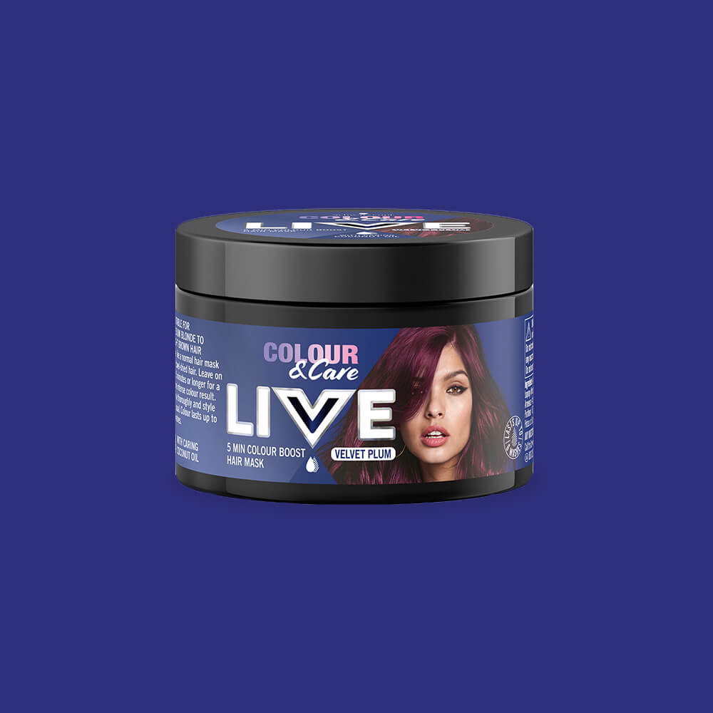 VELVET PLUM 150ML Hair Dye by LIVE