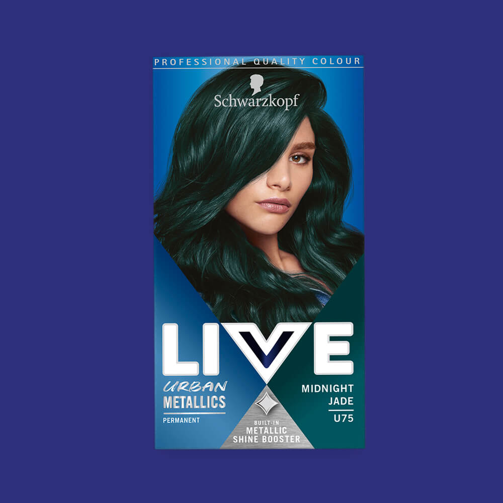U75 MIDNIGHT JADE Hair Dye by LIVE